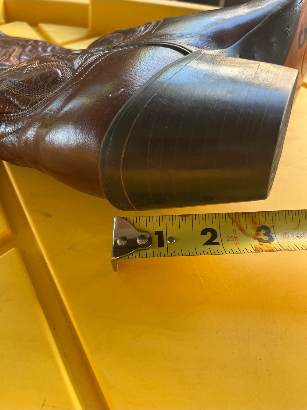 Dan Post size 71/2 brown leather New - Picture 8 of 8